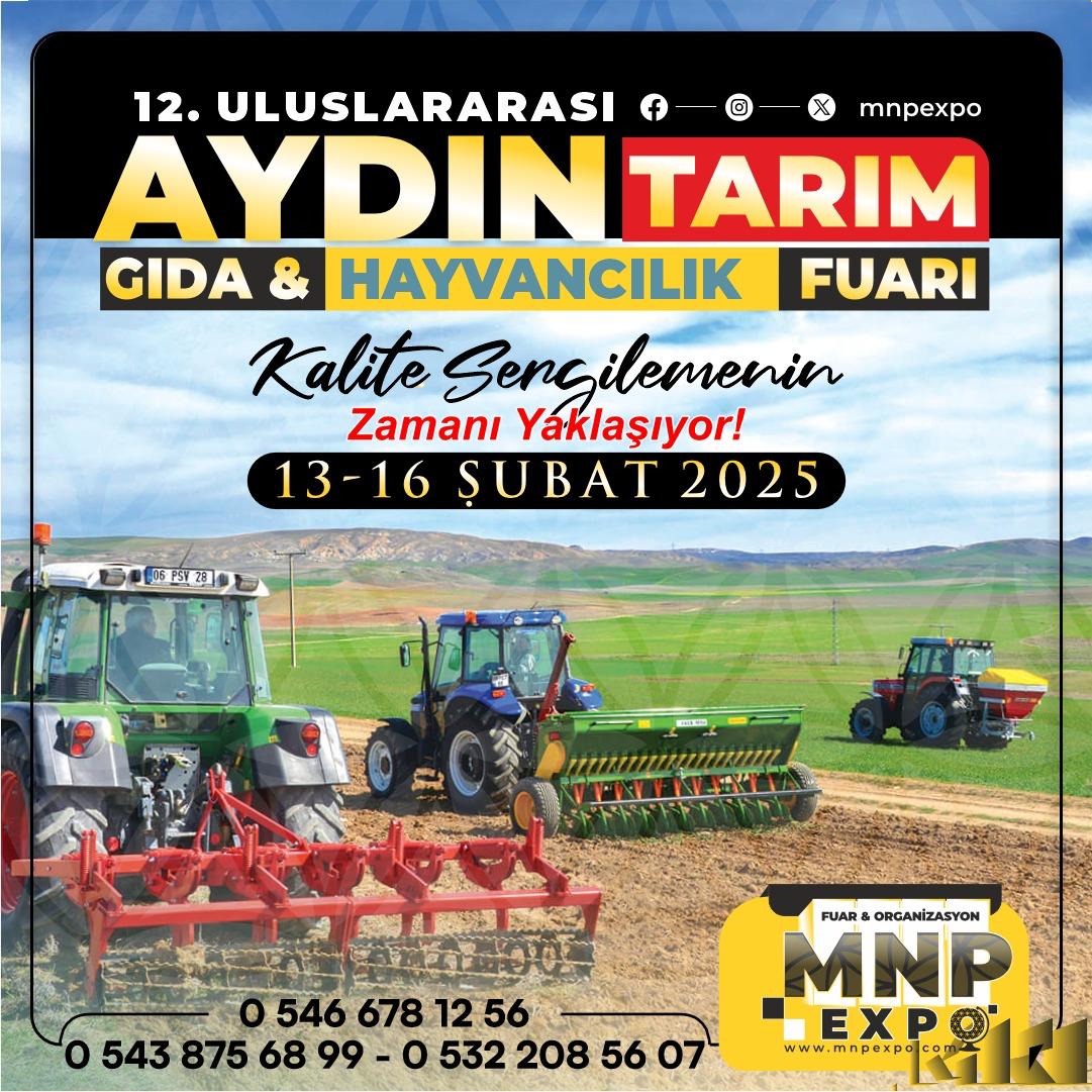 12. Aydın Uluslararası Tarım, Gıda ve Hayvancılık Fuarı