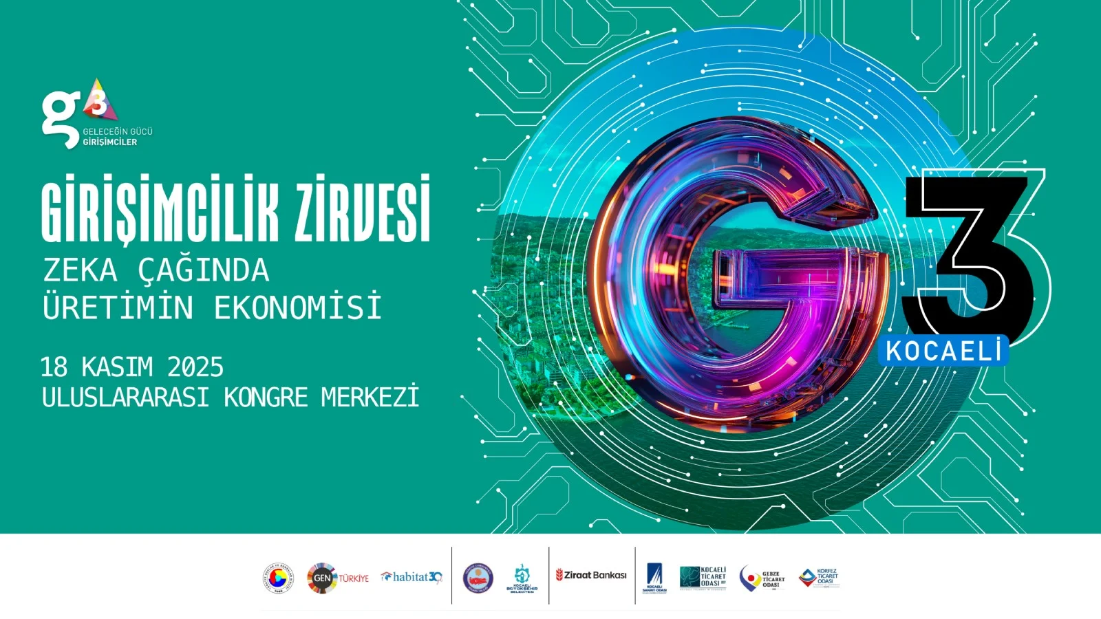 G3 Forum Girişimcilik Zirvesi 18 Kasım’da Kocaeli’de yapılacak